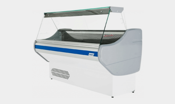 WCH 1,3/0,8 EGYENES ÜVEGŰ CSEMEGEPULT